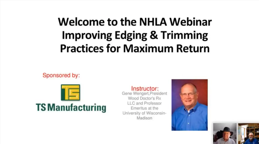 Webinar - Improving Edging & Trimming Practices for Maximum Return taught by Dr. Gene Wengert